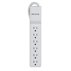 6 Outlet Home/Office Surge Protector rotating plug 8' cord