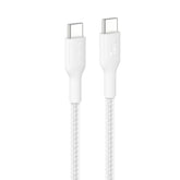 USB-C to USB-C Braided Cable 240W, 6.6ft/2m, White