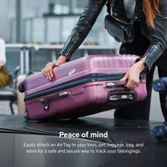 Secure Holder with Wire Cable for AirTag