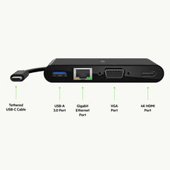 USB-C 4-in-1 Core Hub