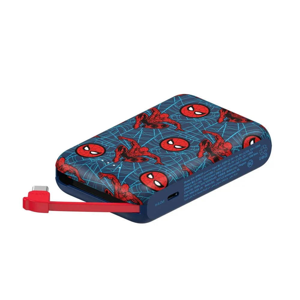 Power Bank 10K with Integrated Cable