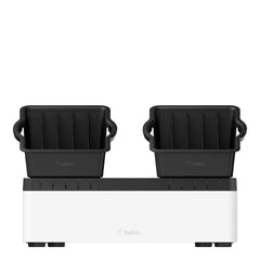 10-Device AC Charging Station with Portable Trays