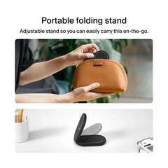 2-in-1 Magnetic Foldable Wireless Charger with Qi2 15W