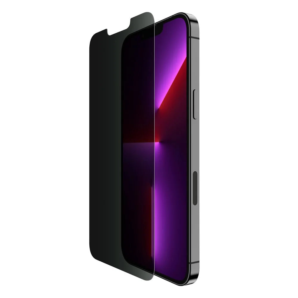 TemperedGlass Privacy Treated Screen Protector iPhone 16e / iPhone 14 / iPhone 13 / iPhone 13 Pro