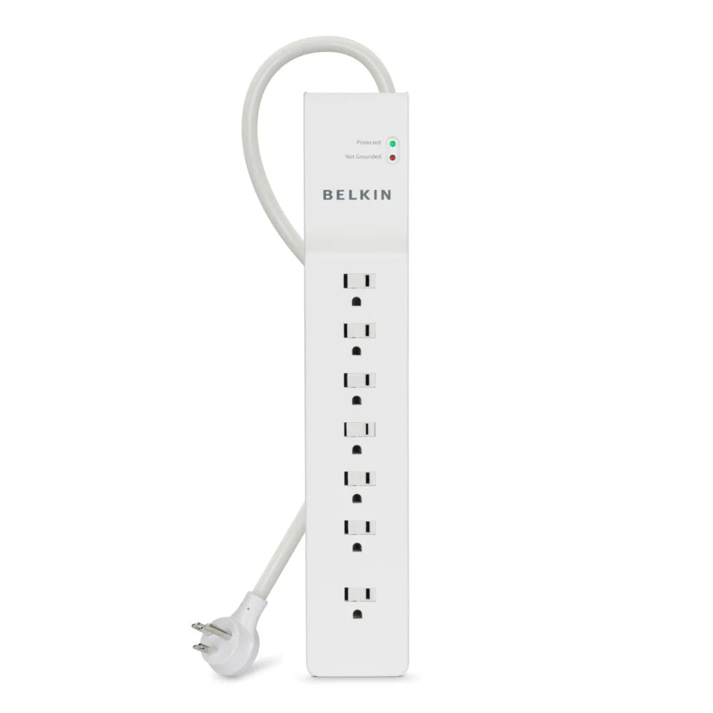 7-Outlet Commercial Surge Protector 6' Cord