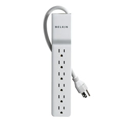 6-Outlet Home/Office Surge Protector, 4 ft. Cord
