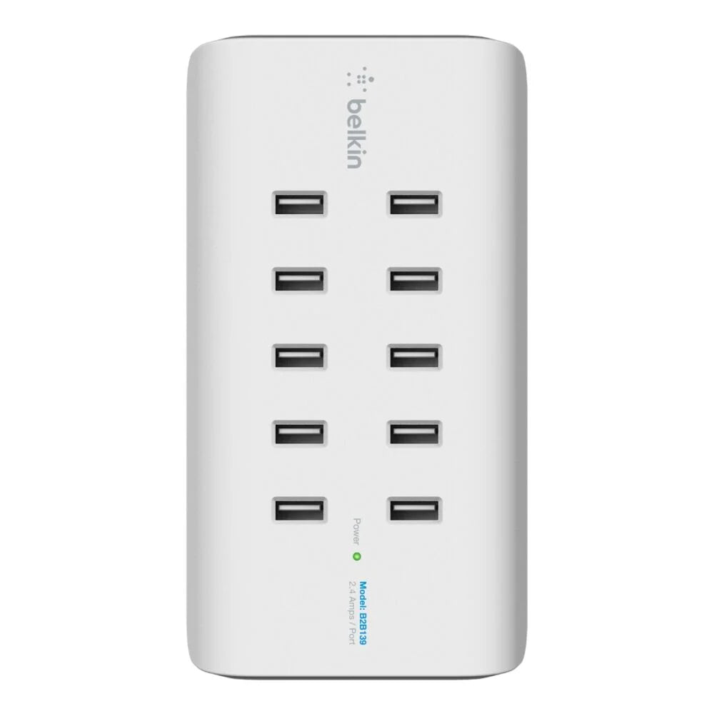 10-Port USB Charging Station