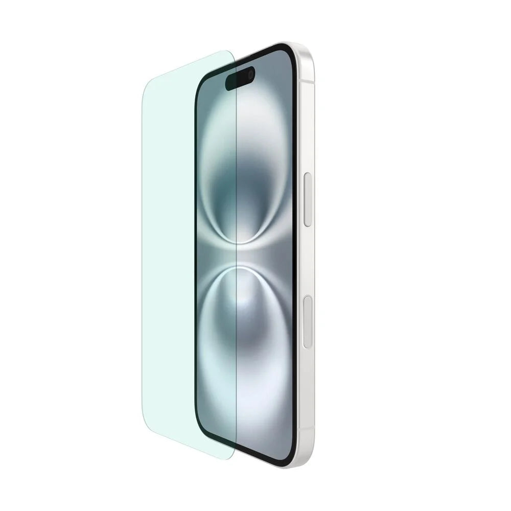 InvisiGlass Blue Light Filter Screen Protector for iPhone 16/15/14 Pro