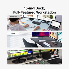 Universal USB-C Triple Display Dock