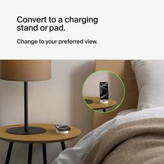 Convertible Magnetic Wireless Charging Stand with Qi2 15W
